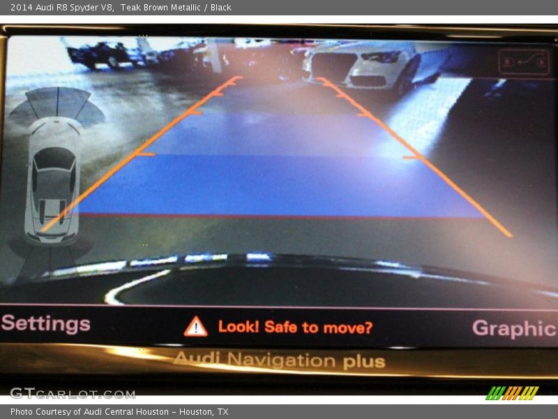 Teak Brown Metallic / Black 2014 Audi R8 Spyder V8