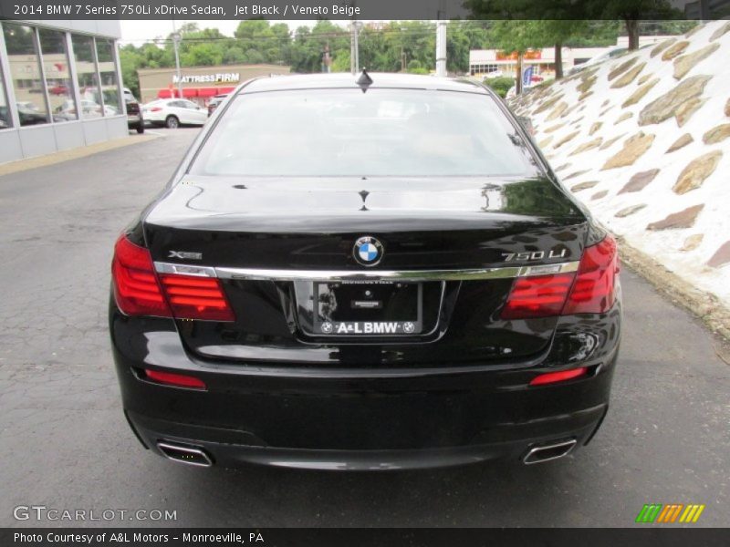 Jet Black / Veneto Beige 2014 BMW 7 Series 750Li xDrive Sedan
