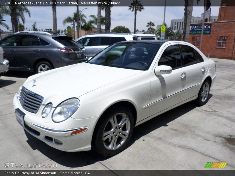 Front 3/4 View of 2005 E 500 4Matic Sedan