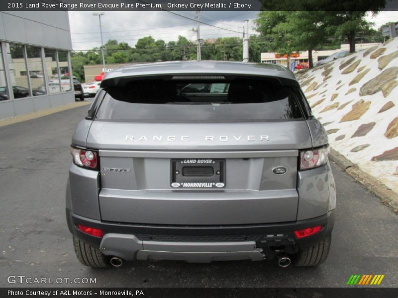 Orkney Grey Metallic / Ebony 2015 Land Rover Range Rover Evoque Pure Premium
