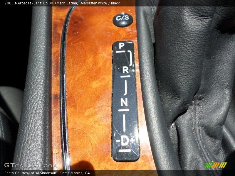 Alabaster White / Black 2005 Mercedes-Benz E 500 4Matic Sedan
