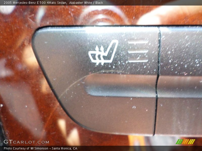 Alabaster White / Black 2005 Mercedes-Benz E 500 4Matic Sedan