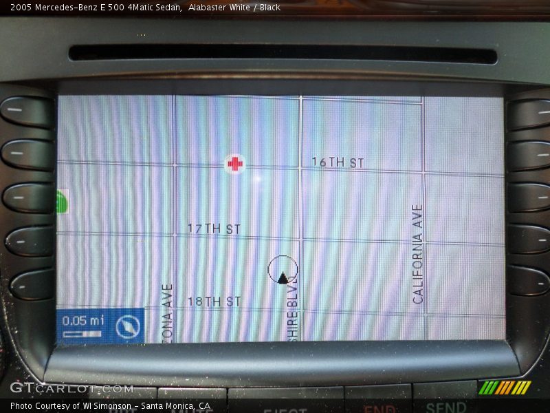 Alabaster White / Black 2005 Mercedes-Benz E 500 4Matic Sedan