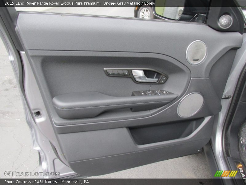 Orkney Grey Metallic / Ebony 2015 Land Rover Range Rover Evoque Pure Premium
