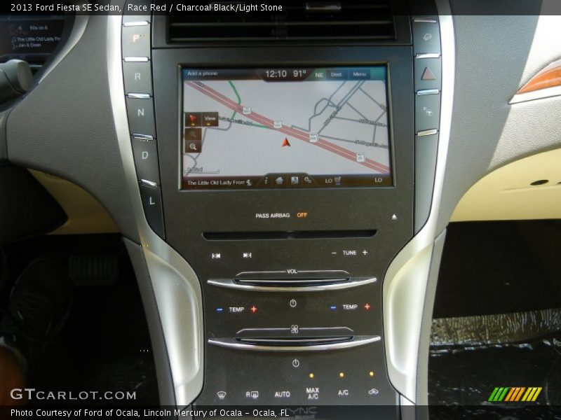 Race Red / Charcoal Black/Light Stone 2013 Ford Fiesta SE Sedan