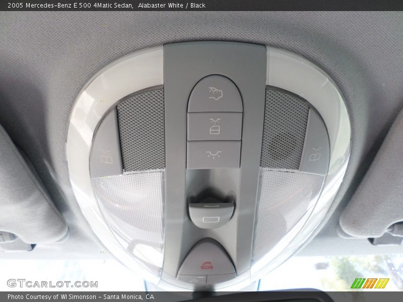 Alabaster White / Black 2005 Mercedes-Benz E 500 4Matic Sedan