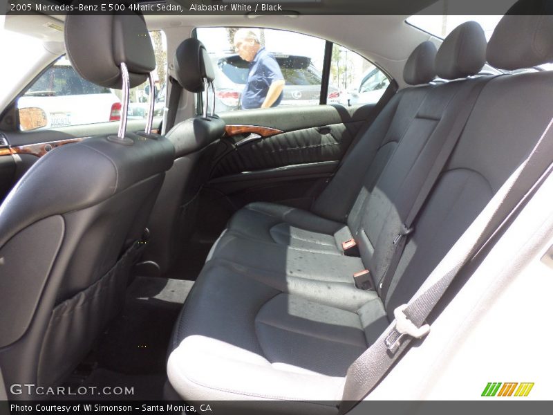 Alabaster White / Black 2005 Mercedes-Benz E 500 4Matic Sedan