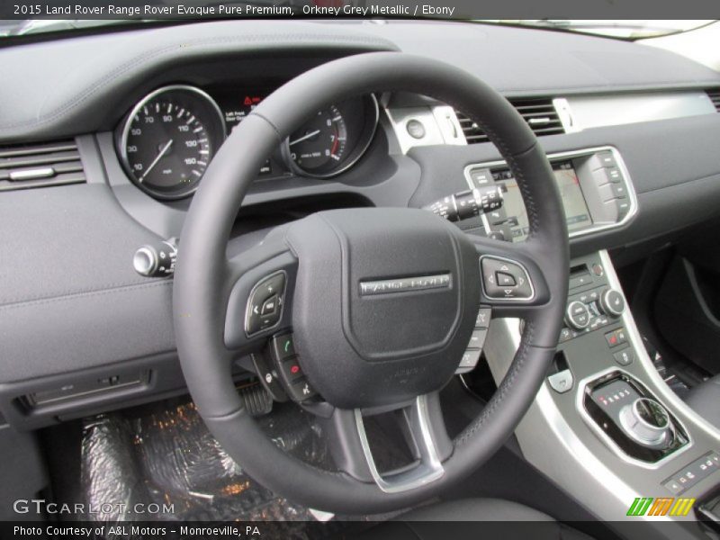 Orkney Grey Metallic / Ebony 2015 Land Rover Range Rover Evoque Pure Premium