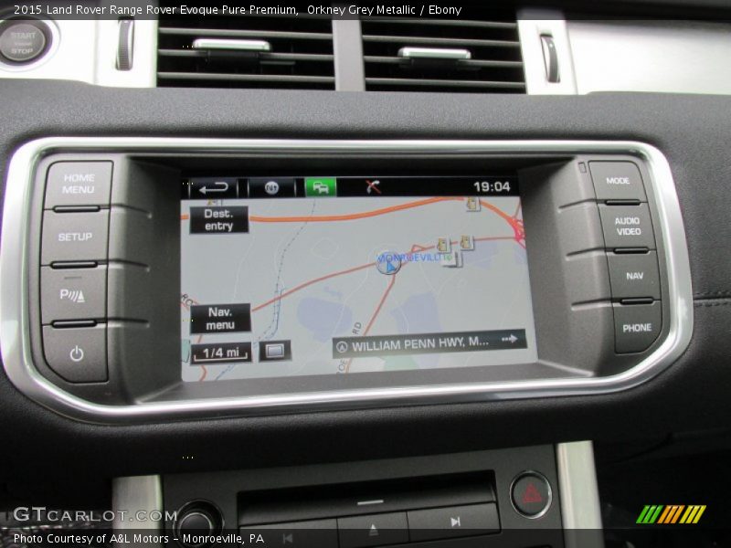 Navigation of 2015 Range Rover Evoque Pure Premium