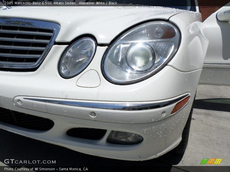 Alabaster White / Black 2005 Mercedes-Benz E 500 4Matic Sedan