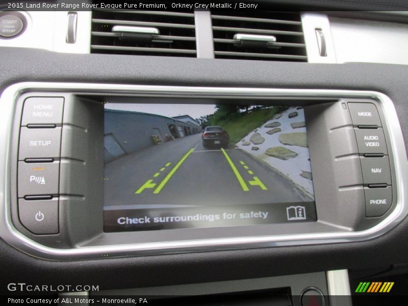Orkney Grey Metallic / Ebony 2015 Land Rover Range Rover Evoque Pure Premium