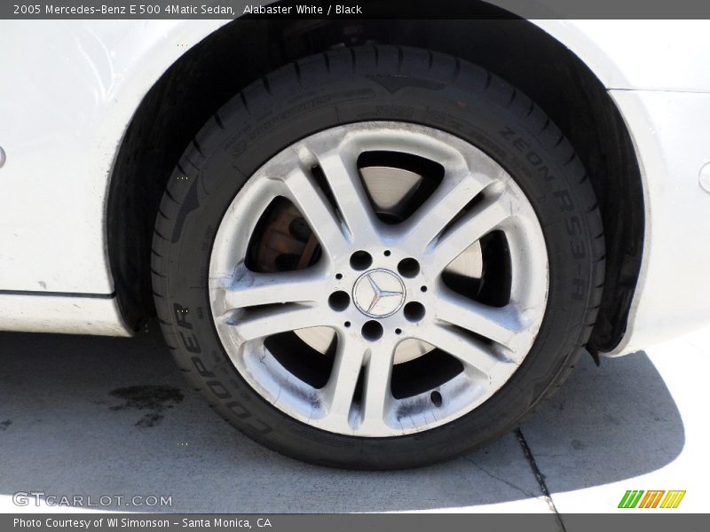 Alabaster White / Black 2005 Mercedes-Benz E 500 4Matic Sedan