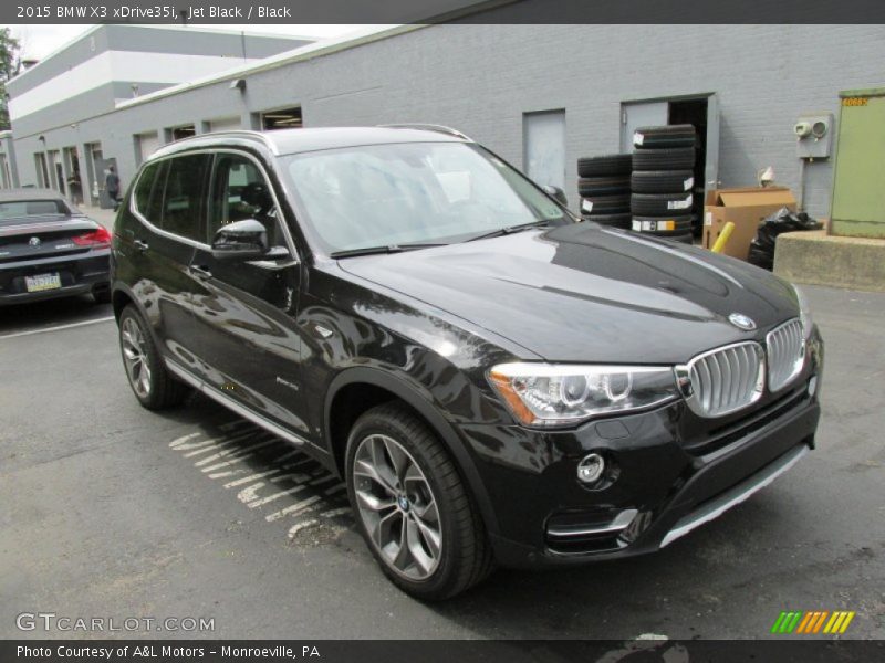 Jet Black / Black 2015 BMW X3 xDrive35i