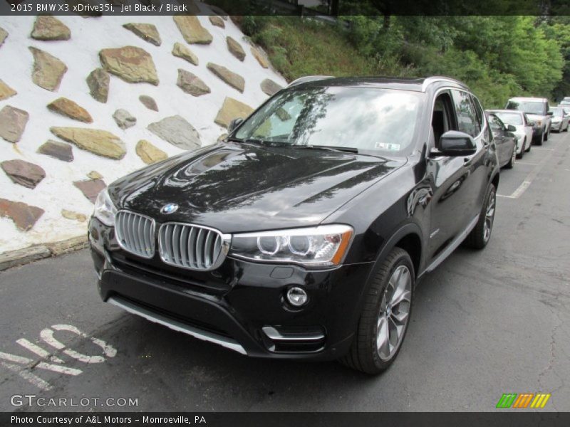 Jet Black / Black 2015 BMW X3 xDrive35i