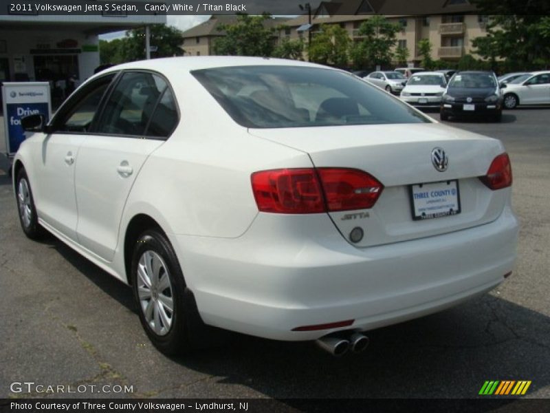 Candy White / Titan Black 2011 Volkswagen Jetta S Sedan