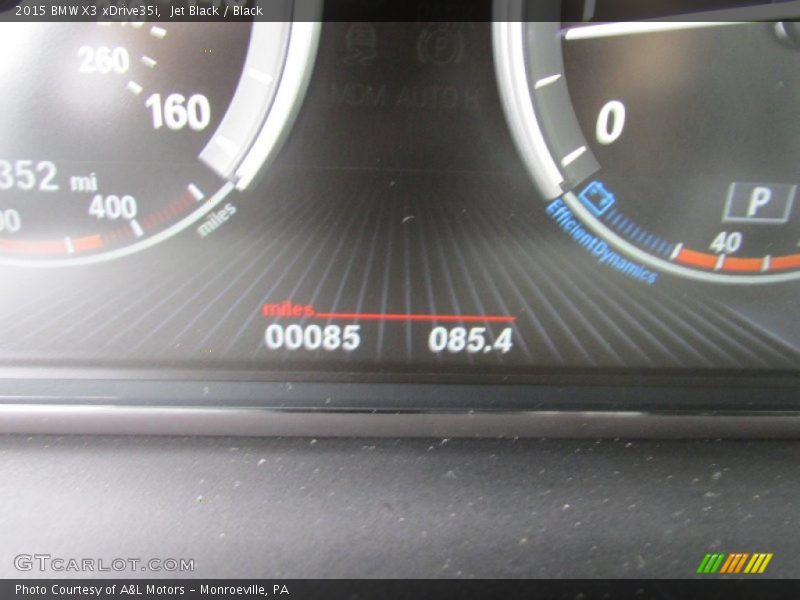 Jet Black / Black 2015 BMW X3 xDrive35i