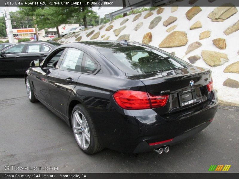 Jet Black / Black 2015 BMW 4 Series 428i xDrive Gran Coupe