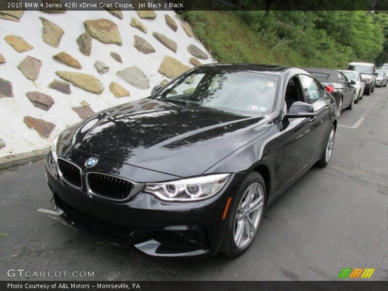 Jet Black / Black 2015 BMW 4 Series 428i xDrive Gran Coupe