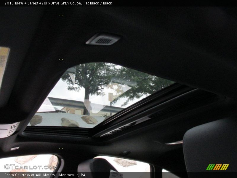 Jet Black / Black 2015 BMW 4 Series 428i xDrive Gran Coupe