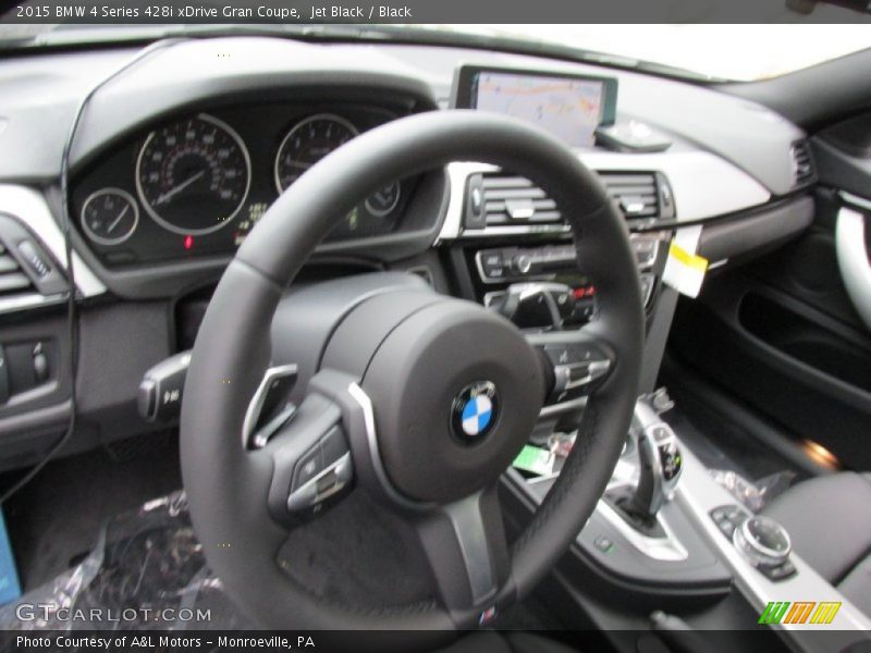 Jet Black / Black 2015 BMW 4 Series 428i xDrive Gran Coupe