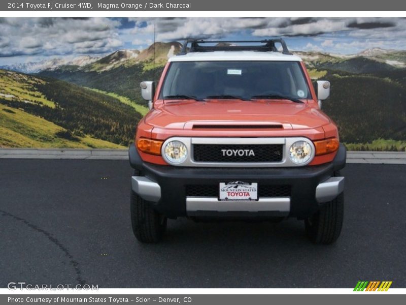 Magma Orange / Dark Charcoal 2014 Toyota FJ Cruiser 4WD