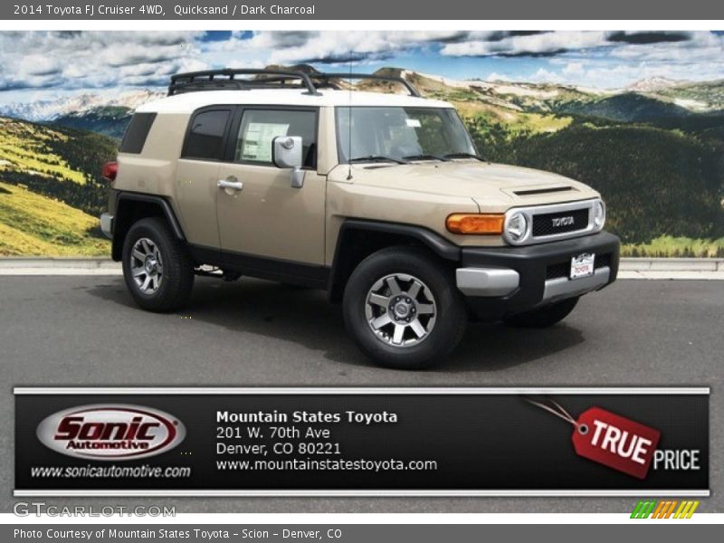 Quicksand / Dark Charcoal 2014 Toyota FJ Cruiser 4WD