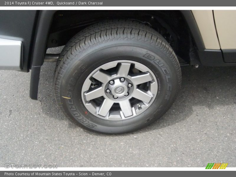 Quicksand / Dark Charcoal 2014 Toyota FJ Cruiser 4WD