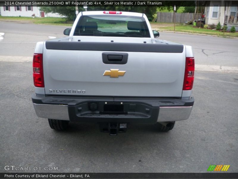 Silver Ice Metallic / Dark Titanium 2014 Chevrolet Silverado 2500HD WT Regular Cab 4x4