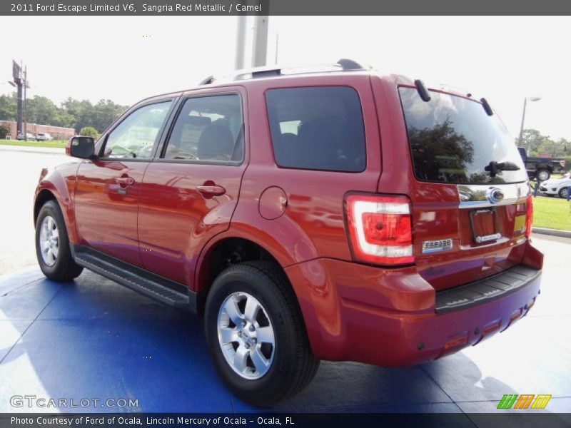 Sangria Red Metallic / Camel 2011 Ford Escape Limited V6