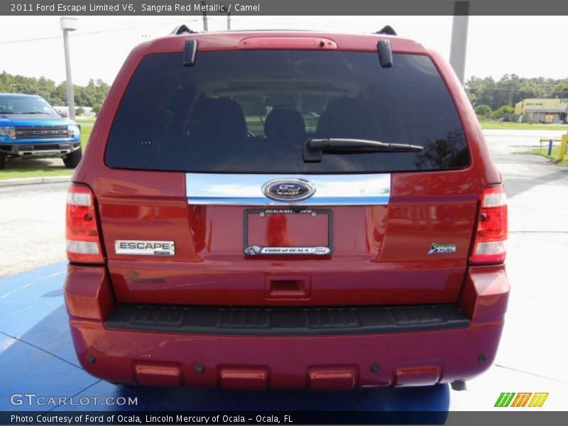 Sangria Red Metallic / Camel 2011 Ford Escape Limited V6