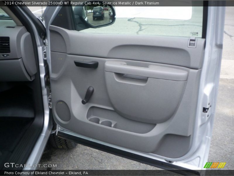 Silver Ice Metallic / Dark Titanium 2014 Chevrolet Silverado 2500HD WT Regular Cab 4x4