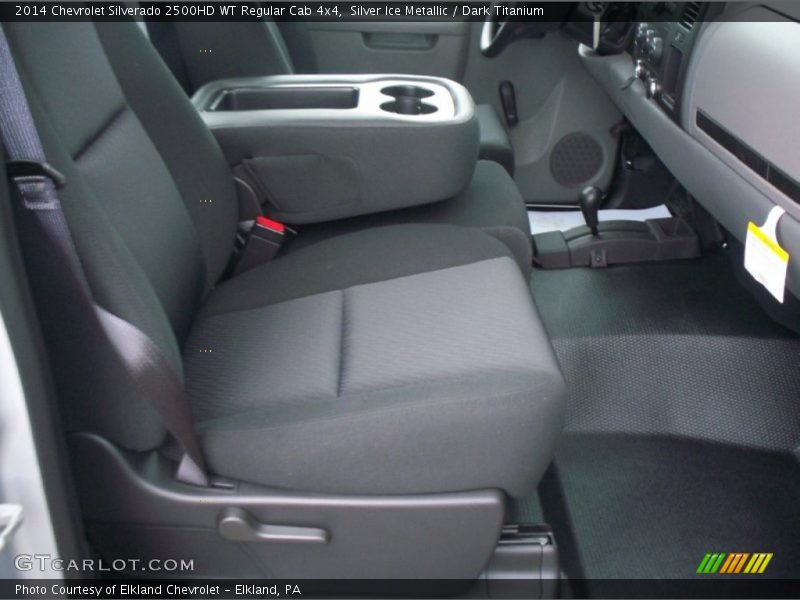 Silver Ice Metallic / Dark Titanium 2014 Chevrolet Silverado 2500HD WT Regular Cab 4x4