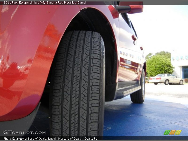 Sangria Red Metallic / Camel 2011 Ford Escape Limited V6