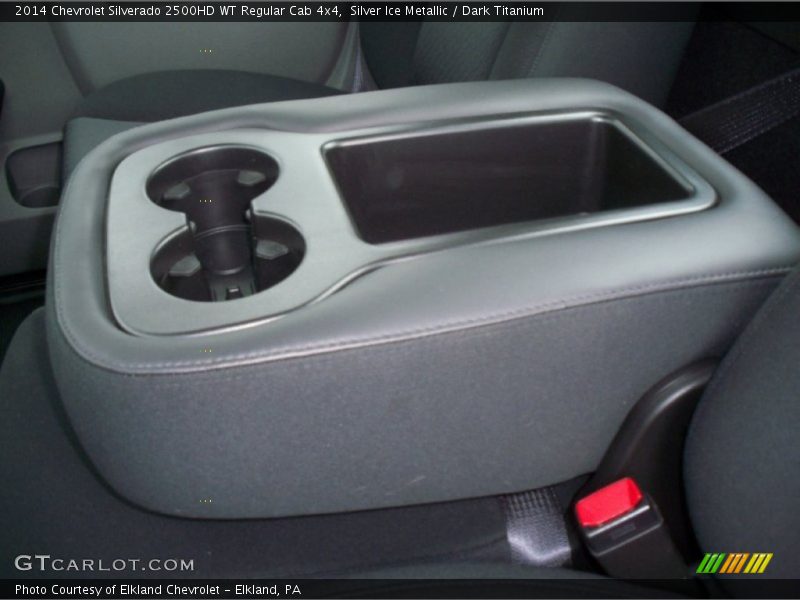 Silver Ice Metallic / Dark Titanium 2014 Chevrolet Silverado 2500HD WT Regular Cab 4x4