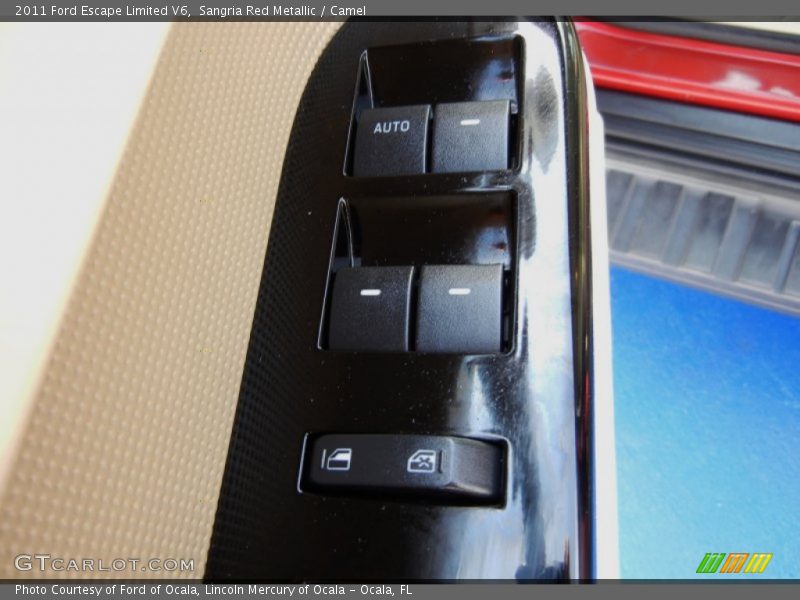 Sangria Red Metallic / Camel 2011 Ford Escape Limited V6