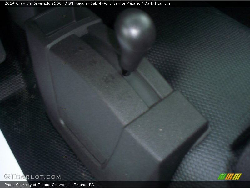 Silver Ice Metallic / Dark Titanium 2014 Chevrolet Silverado 2500HD WT Regular Cab 4x4