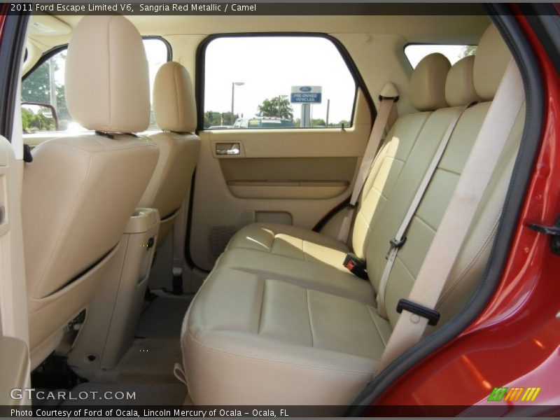 Rear Seat of 2011 Escape Limited V6