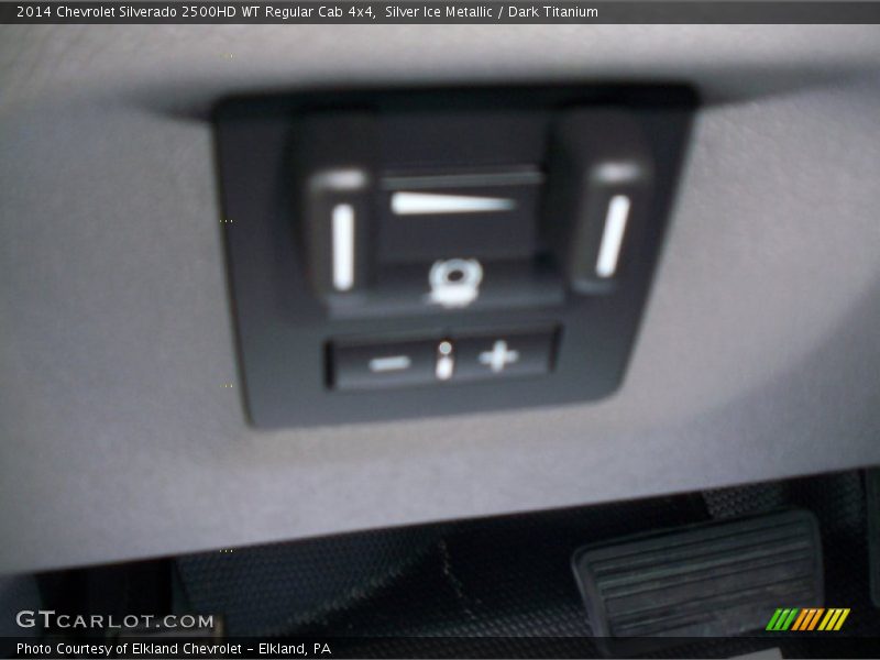 Silver Ice Metallic / Dark Titanium 2014 Chevrolet Silverado 2500HD WT Regular Cab 4x4