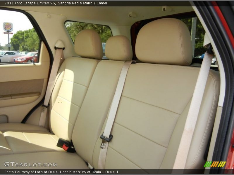 Rear Seat of 2011 Escape Limited V6