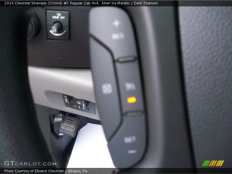 Silver Ice Metallic / Dark Titanium 2014 Chevrolet Silverado 2500HD WT Regular Cab 4x4