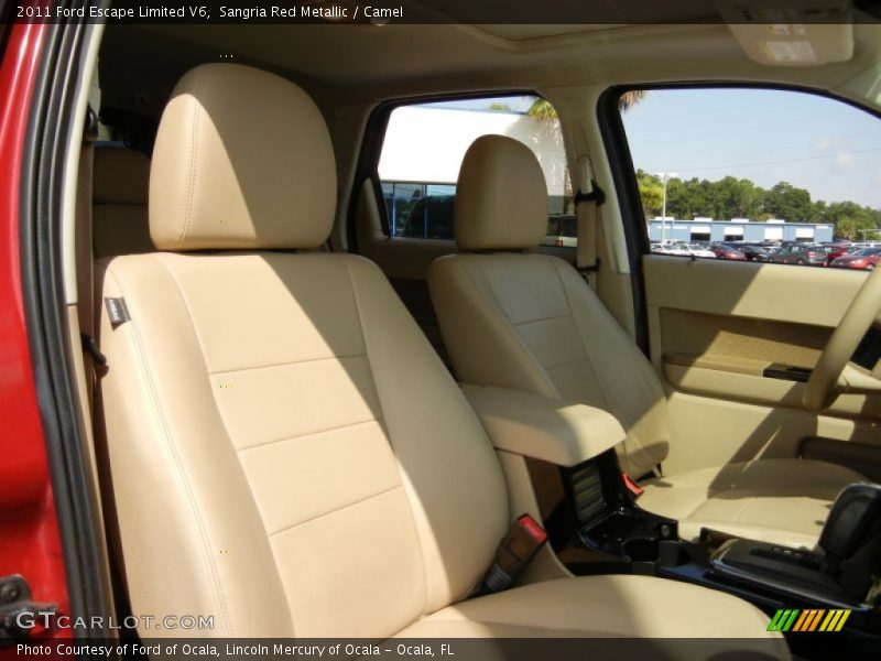 Front Seat of 2011 Escape Limited V6