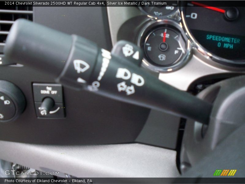 Silver Ice Metallic / Dark Titanium 2014 Chevrolet Silverado 2500HD WT Regular Cab 4x4