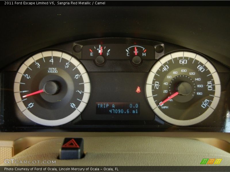  2011 Escape Limited V6 Limited V6 Gauges