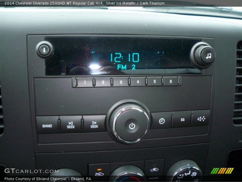 Silver Ice Metallic / Dark Titanium 2014 Chevrolet Silverado 2500HD WT Regular Cab 4x4