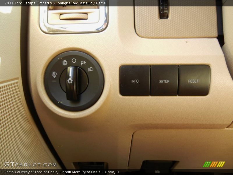 Controls of 2011 Escape Limited V6