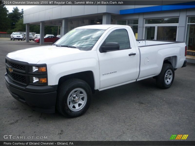Summit White / Jet Black/Dark Ash 2014 Chevrolet Silverado 1500 WT Regular Cab