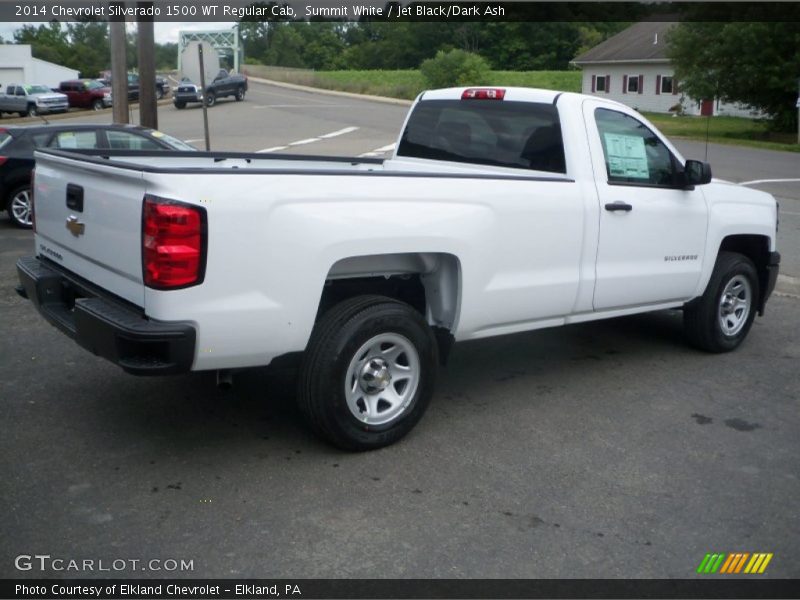 Summit White / Jet Black/Dark Ash 2014 Chevrolet Silverado 1500 WT Regular Cab