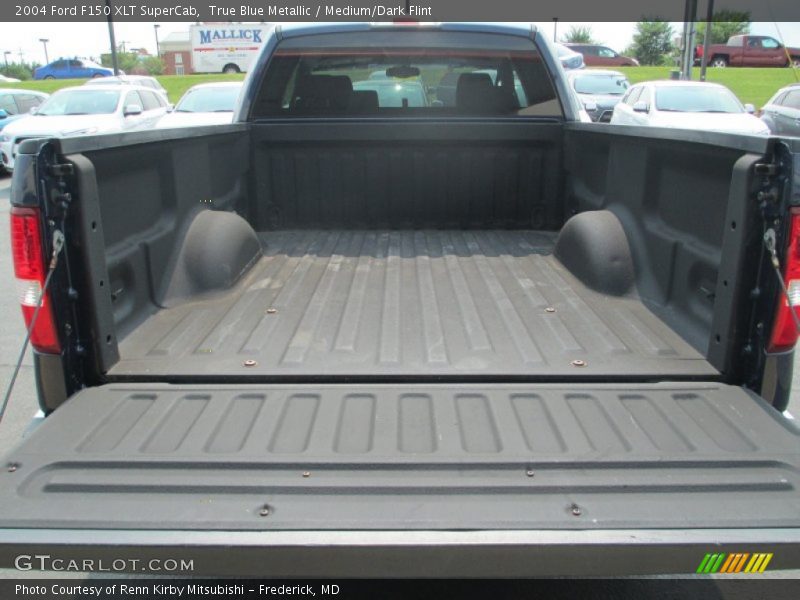 True Blue Metallic / Medium/Dark Flint 2004 Ford F150 XLT SuperCab