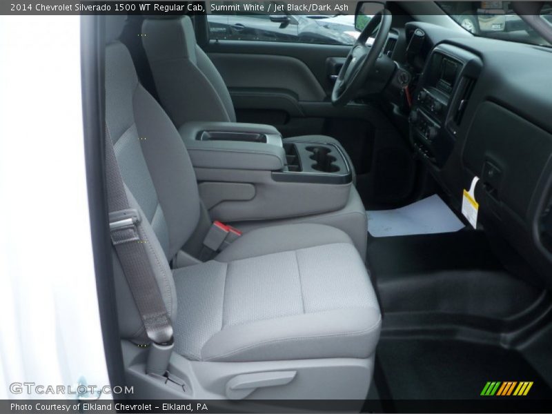 Summit White / Jet Black/Dark Ash 2014 Chevrolet Silverado 1500 WT Regular Cab