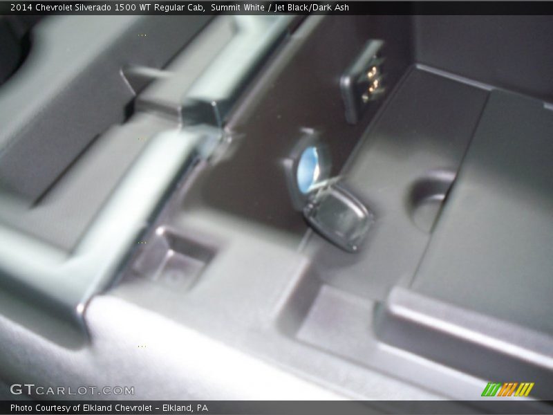 Summit White / Jet Black/Dark Ash 2014 Chevrolet Silverado 1500 WT Regular Cab
